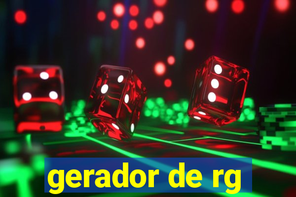gerador de rg